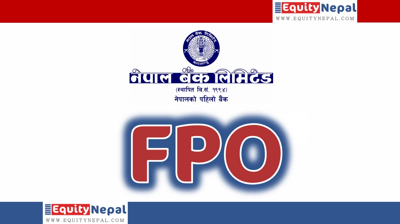 नेपाल बैंकले गर्‍यो एफपीओको प्रिमियम मूल्य प्रस्ताव