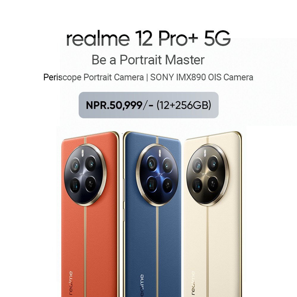 Realme 12 Pro+ with Segment First Periscope Lens Launched in Nepal