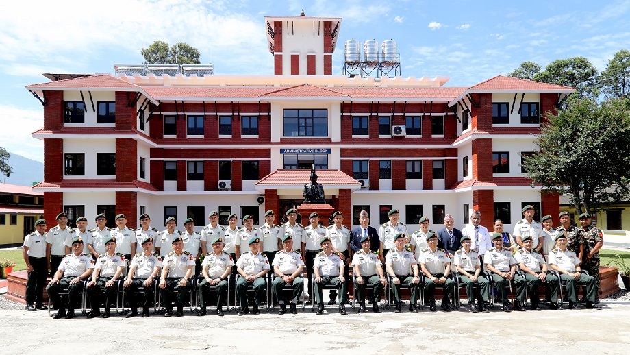 सैनिक आवासीय महाविद्यालयमा निर्मित प्रशासनिक भवन, ओभर हेड ब्रिज र ई-लाइब्रेरी