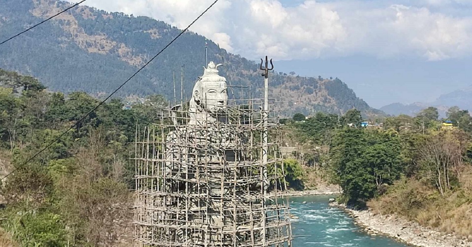 साढे २ करोडको लागतमा १०८ फिट अग्लो महादेव मूर्ति निर्माण