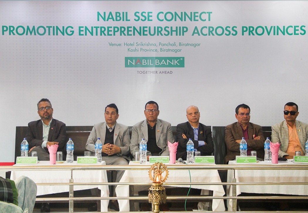 Nabil Bank Conducted ‘Nabil SSE Connect: Promoting Entrepreneurship Across Provinces’ Workshop in Koshi Province