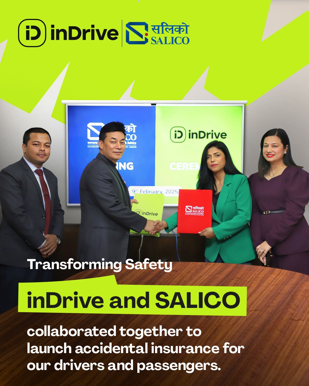 inDrive Nepal Launches Accidental Insurance for drivers and passengers