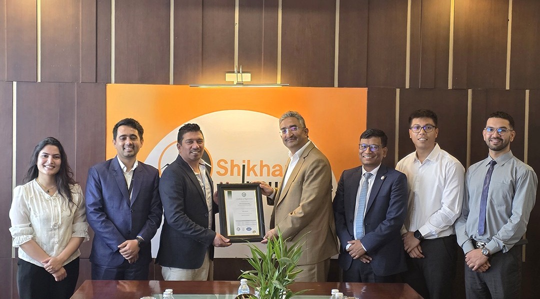 सूचना सुरक्षाका लागि शिखर इन्स्योरेन्सलाई अन्तर्राष्ट्रिय प्रमाण पत्र