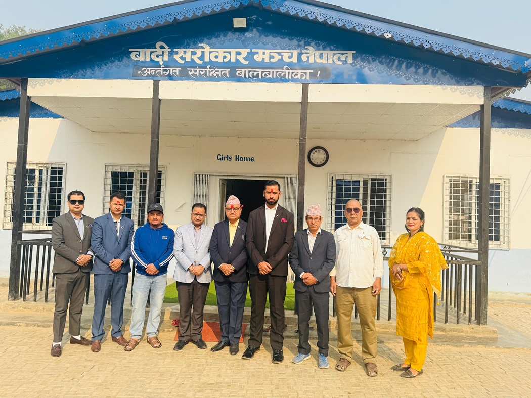 सिटिजन लाइफ इन्स्योरेन्सद्वारा बादी सरोकार मञ्च नेपाललाई खाद्यान्न सामग्री सहयोग