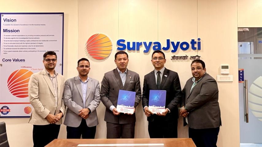 सूर्यज्योति लाइफ इन्स्योरेन्स एनसीएचएलमा आबद्ध