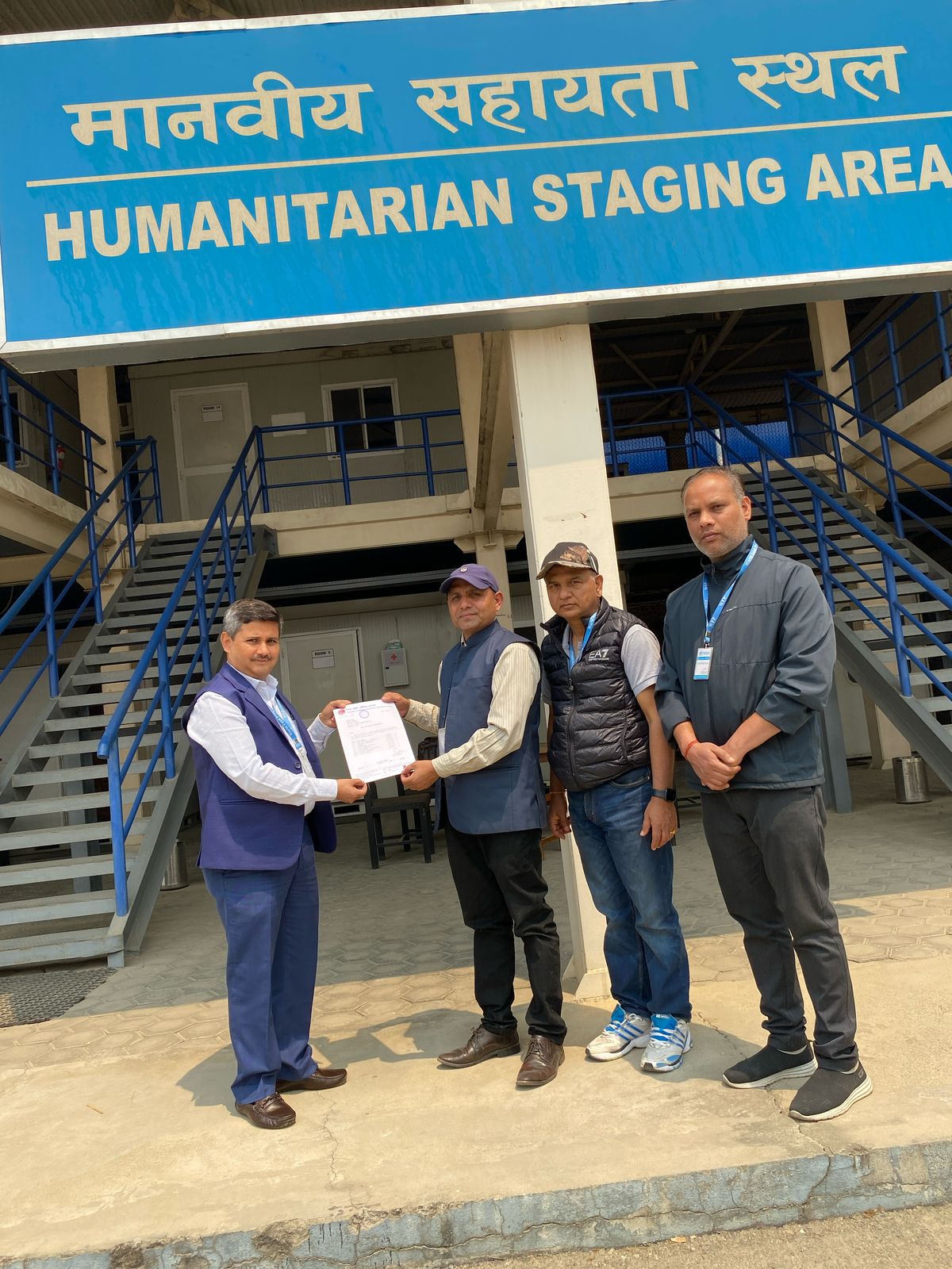 नेपाल उद्योग वाणिज्य महासंघद्धारा म्यानमारका भुकम्प पिडीतहरुका लागि राहत सामग्री हस्तान्तरण