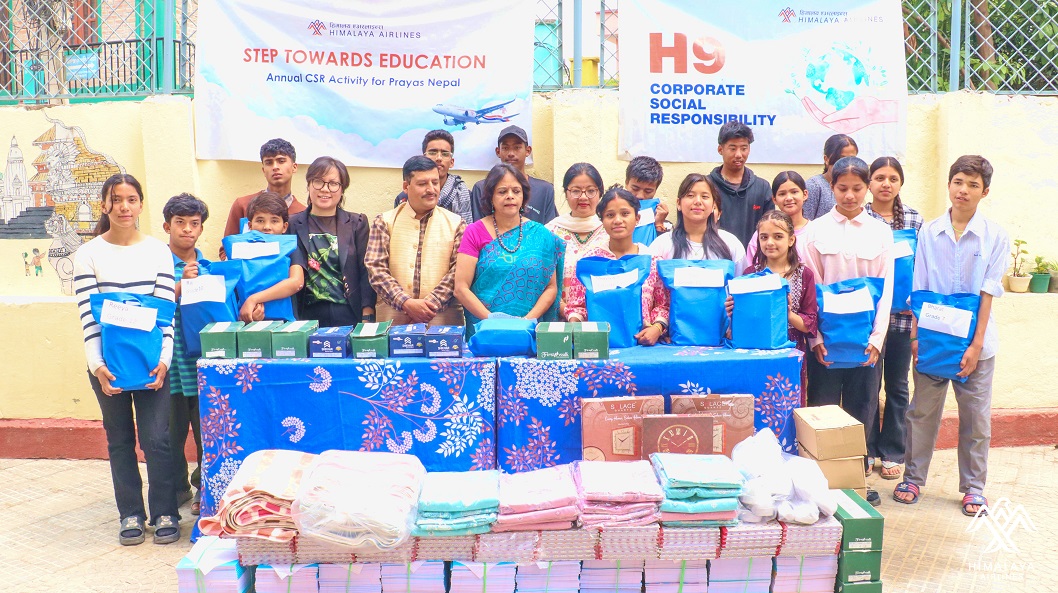 Himalaya Airlines continues its CSR bonding with Prayas Nepal children