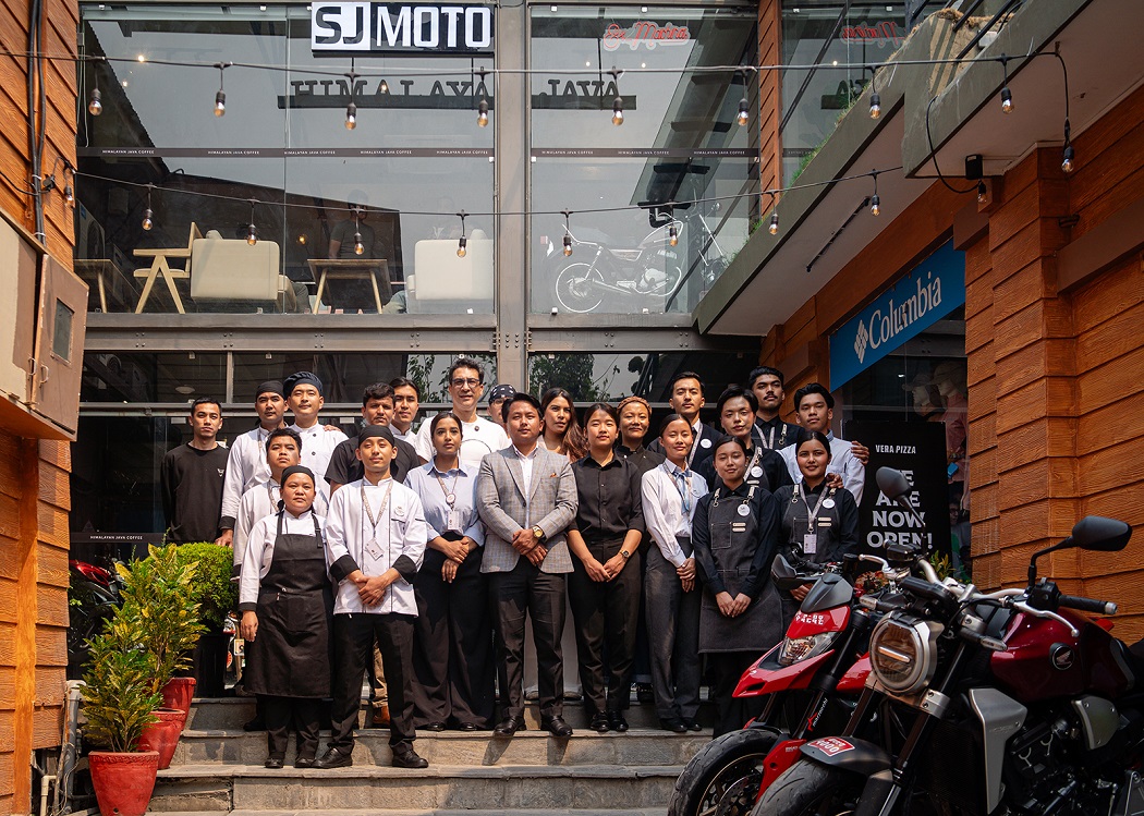 एसजे मोटोको पोखरामा क्याफे र ग्यालरी सुरुः बाइक, कफी, संस्कृति र रमाइलोको लागि एक नयाँ हब