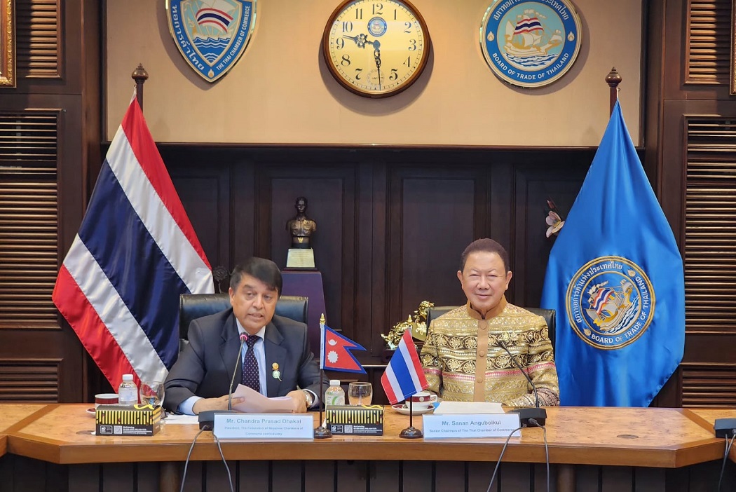 नेपाल र थाइल्याण्डबीच संयुक्त वाणिज्य परिषद गठन हुने