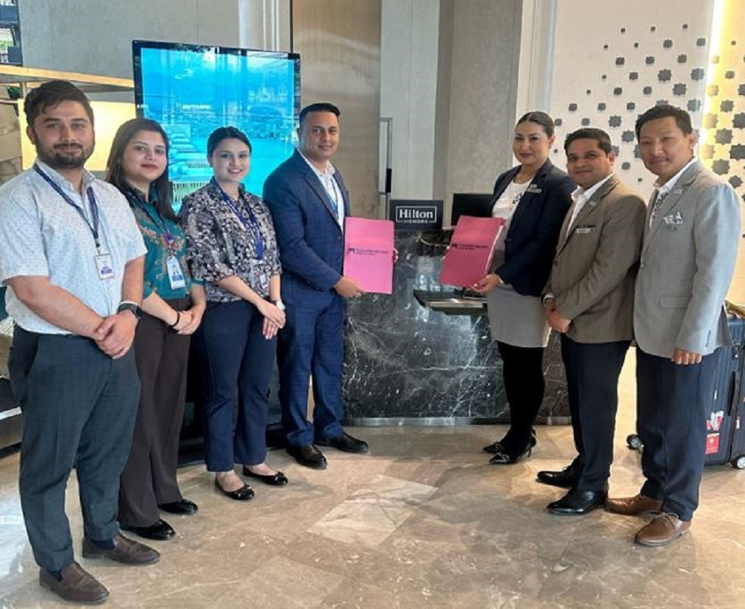 माछापुच्छ्रे बैंकका ग्राहकलाई जगदम्बा हस्पिटालिटि ग्रुप लिमिटेड, डिबिए हिल्टन होटलमा छुट