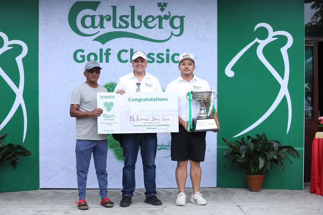 कार्ल्सबर्ग गल्फ क्लासिक’ प्रतियोगिता सम्पन्न, लामाले जिते कार्ल्सबर्गको कोपनहेगन ट्रीप