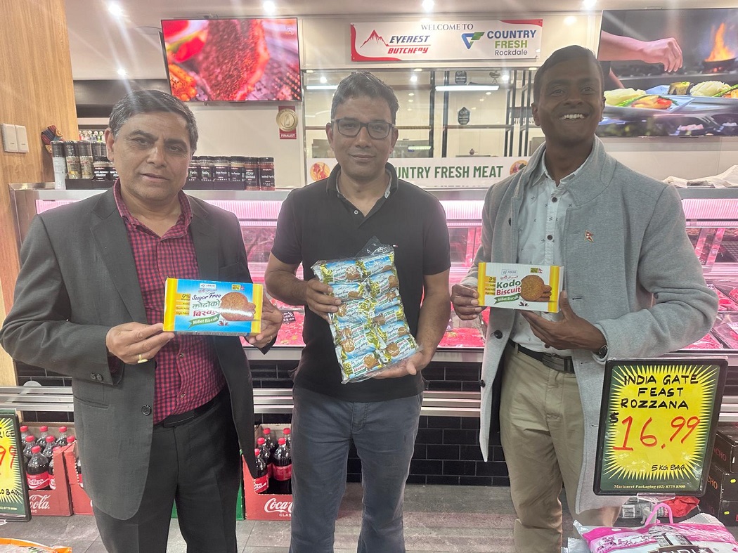 Arksh Food को कोदो बिस्कुट पहिलो पटक अष्ट्रेलिया निर्यात, विश्व बजारतर्फ ऐतिहासिक पाइला