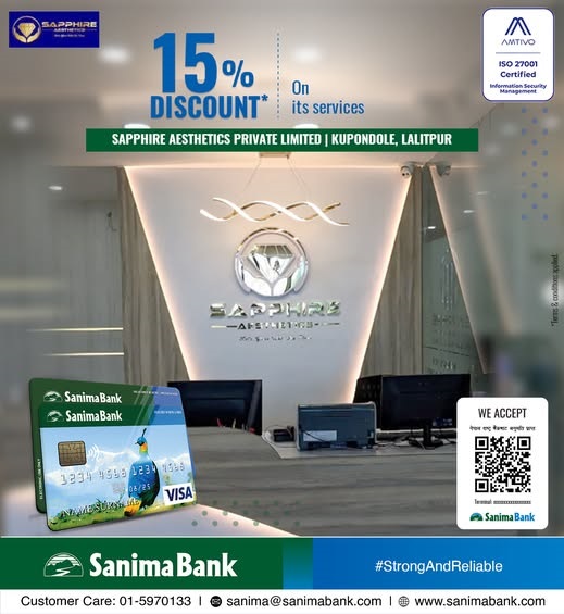 Sanima Bank partners with Sapphire Aesthetics for Discount