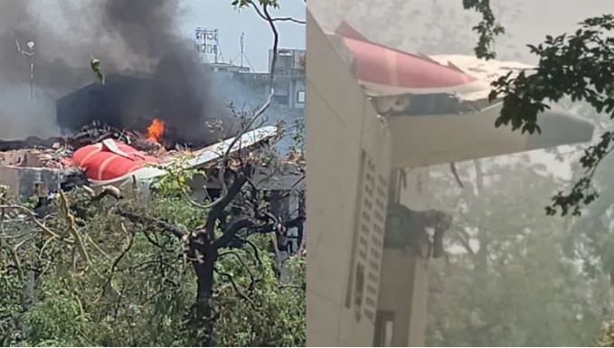 लन्डन जाँदै गरेको २४२ यात्रु सवार विमान भारतमा दुर्घटनाग्रस्त