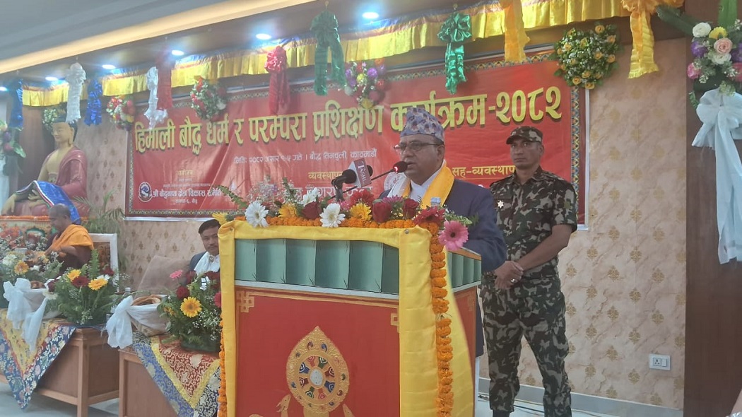 नेपाल चीन र भारतको आस्थाको केन्द्र होः मन्त्री पाण्डे