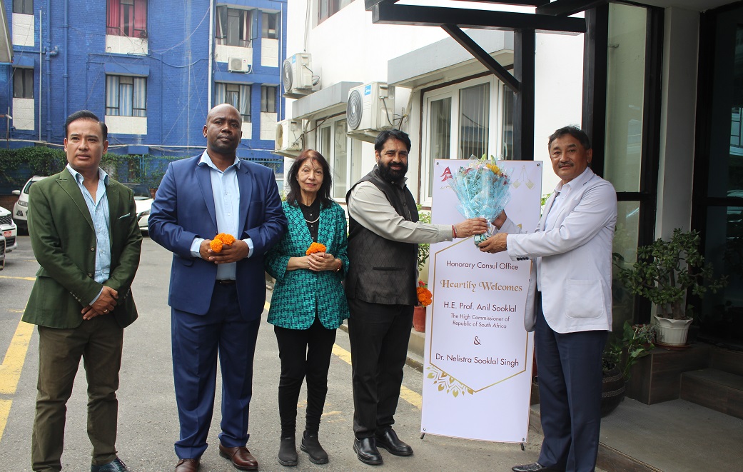 नेपाल–दक्षिण अफ्रिका सम्बन्ध सुदृढ गर्न राजदूत र श्रेष्ठबीच भेटघाट