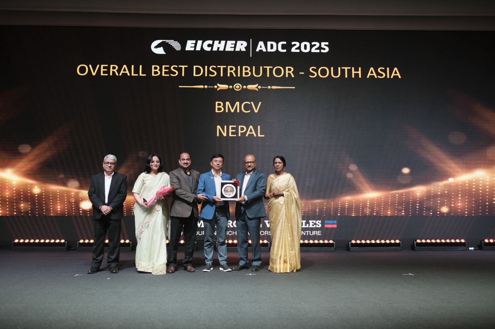 बतास एमएडब्ल्यू कमर्सियललाई भोल्भो आइसरको उपाधि