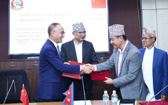 बाढीले पुर्याएको भौतिक संरचनाहरुको पुनर्निर्माणमा सहयोग गर्ने चिनीयाँ प्रतिबद्धता