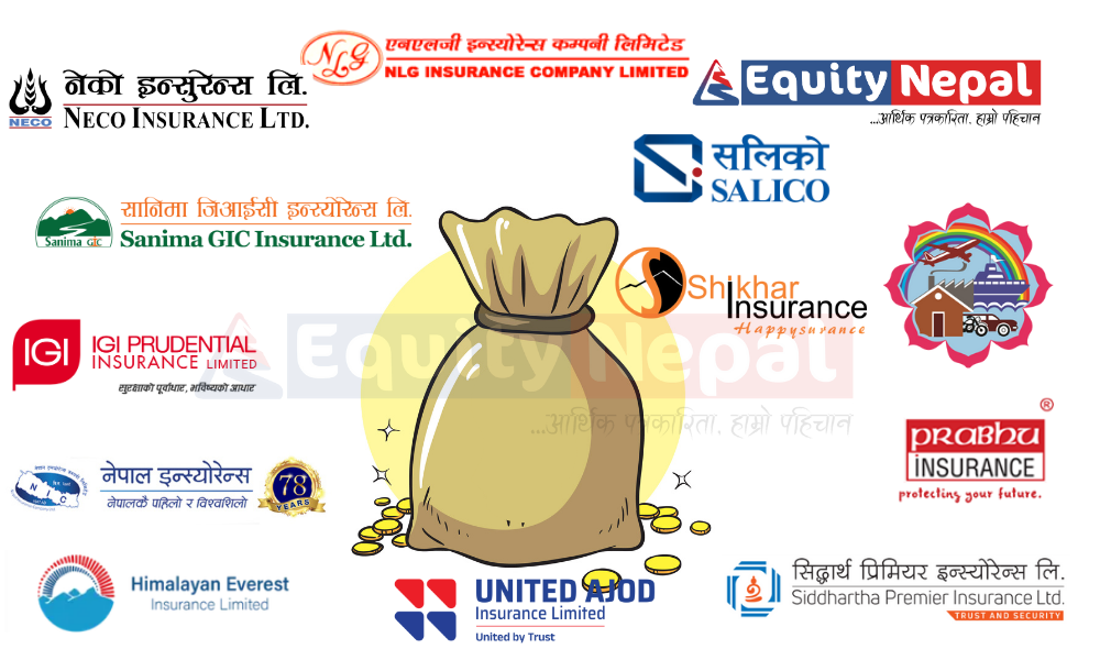 असोज १८ गतेयता परेको वर्षा तथा बाढीको क्षतिमा ३ अर्ब ७८ करोडको बिमा दाबी, कुन कम्पनीमा कति ?