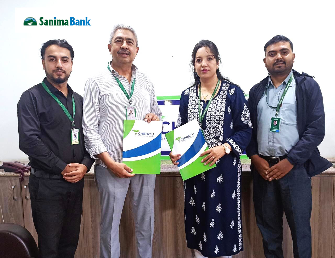 सानिमा बैंकका ग्राहकहरुलाई चिरायु नेशनल अस्पतालमा छुटको व्यवस्था