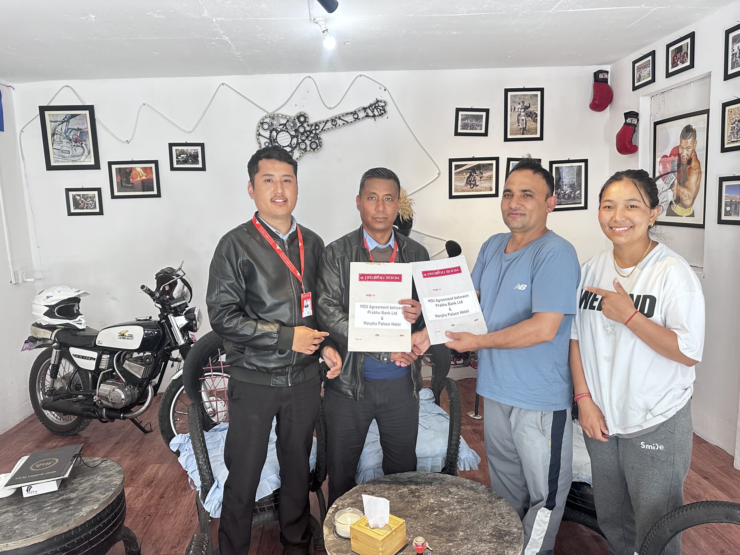 प्रभु बैंक लिमिटेड तथा मार्फा प्यालेस होटलबीच विशेष छुट सम्झौता