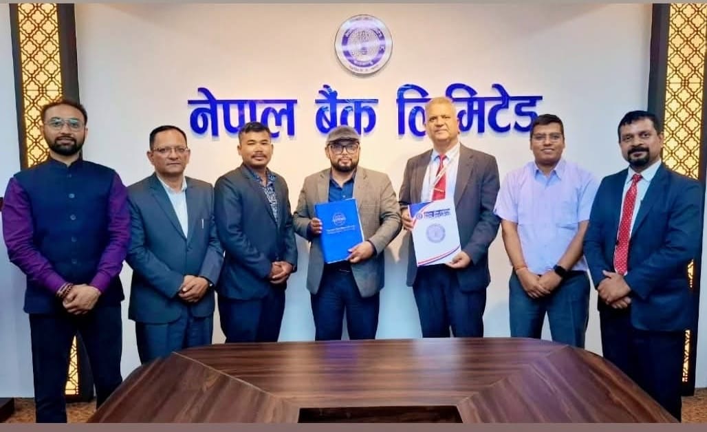 नेपाल बैंक र माउन्टेन भिस्टा रिट्रिट प्रालिबीच सम्झौता 