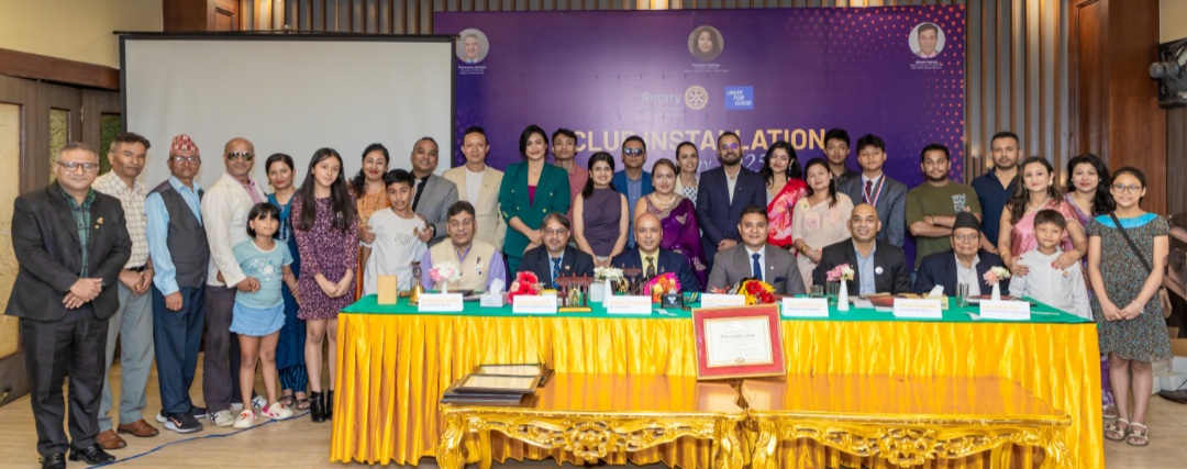 रोटरी ई क्लब अफ डिष्ट्रिक्ट ३२९२ तथा रोटा किड्स अफ रोटरी ई क्लबका नेतृत्वले गरे  पदभार ग्रहण