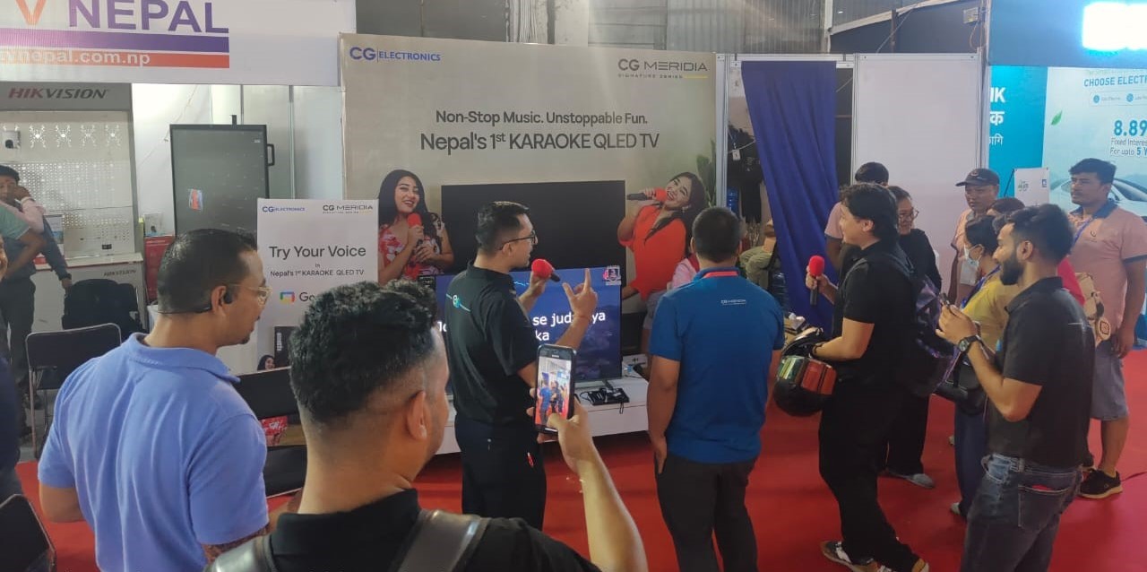 सीजी ‘मेरिडिया कराओके क्यूएलइडी’ टीभी नाडा अटो शोमा