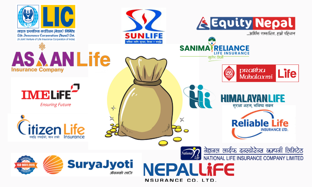 जीवन बिमा कम्पनीहरुको नाफा करिब २ अर्ब रुपैयाँ, ४८ अर्ब ७९ करोड बिमा शुल्क संकलन