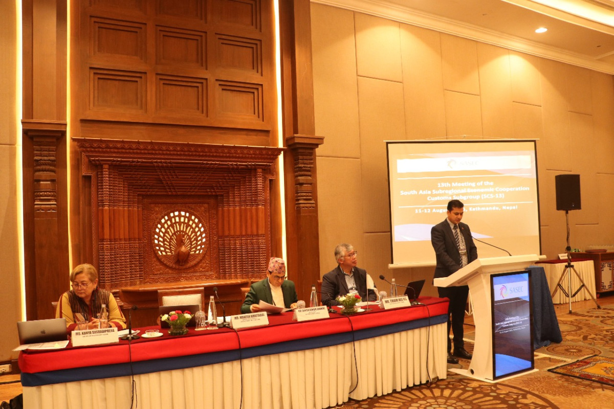 ‘सासेक’ का भन्सार अधिकारीहरूको बैठक सुरु, क्षेत्रीय सहकार्यलाई थप सुदृढ पार्ने उद्देश्य