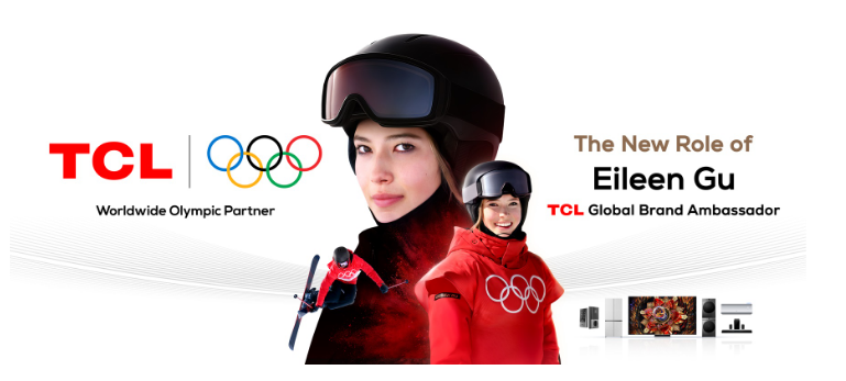 टीसीएलले ओलम्पिक स्की च्याम्पियन एइलिनलाई ग्लोबल ब्रान्ड एम्बेसडर नियुक्त गर्यो