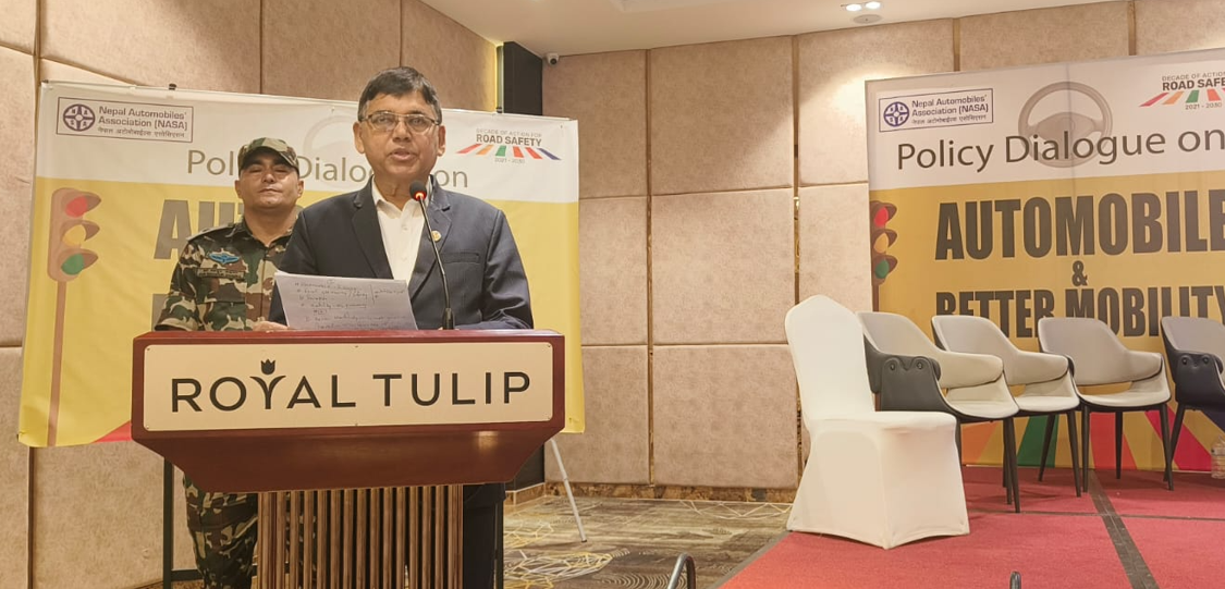 सडक सुरक्षा चुनौती बनी रहेको छ: मन्त्री दाहाल