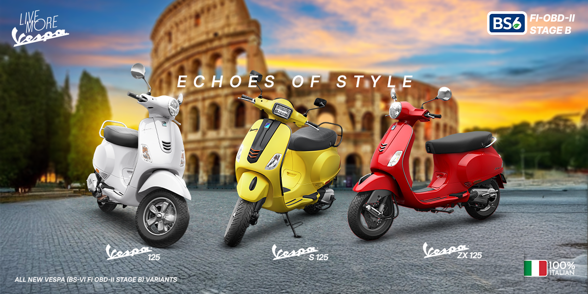 भेस्पा स्कुटरको नयाँ “बीएस ६” लाइनअप नेपालमा सार्वजनिक