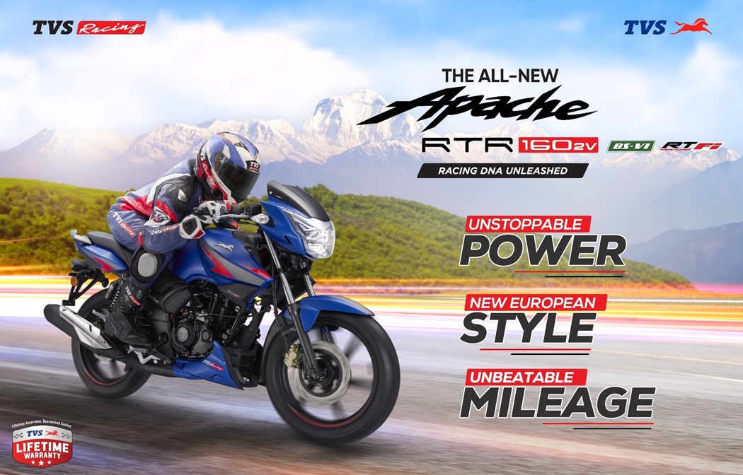 Jagdamba Motors Announces Dual Launch: TVS Apache RTR 160 2V RT FI BS6 and TVS Raider IGO