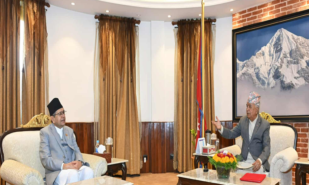 राष्ट्रपति र सभामुखबीच भेटवार्ता