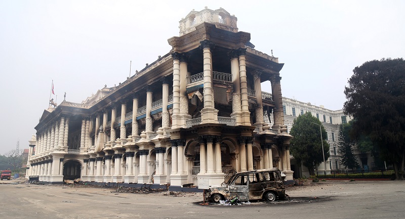 जेनजीको आन्दोलनमा सिंहदरवार आसपासका सरकारी कार्यालयमा कति सवारी साधनको क्षेति भयो ?