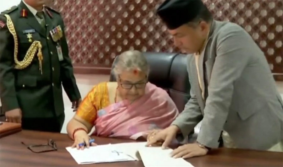 जुन संस्थाले  शासन चलाएको छ त्यही जलाईएको छ – प्रधानमन्त्री सुशीला कार्की