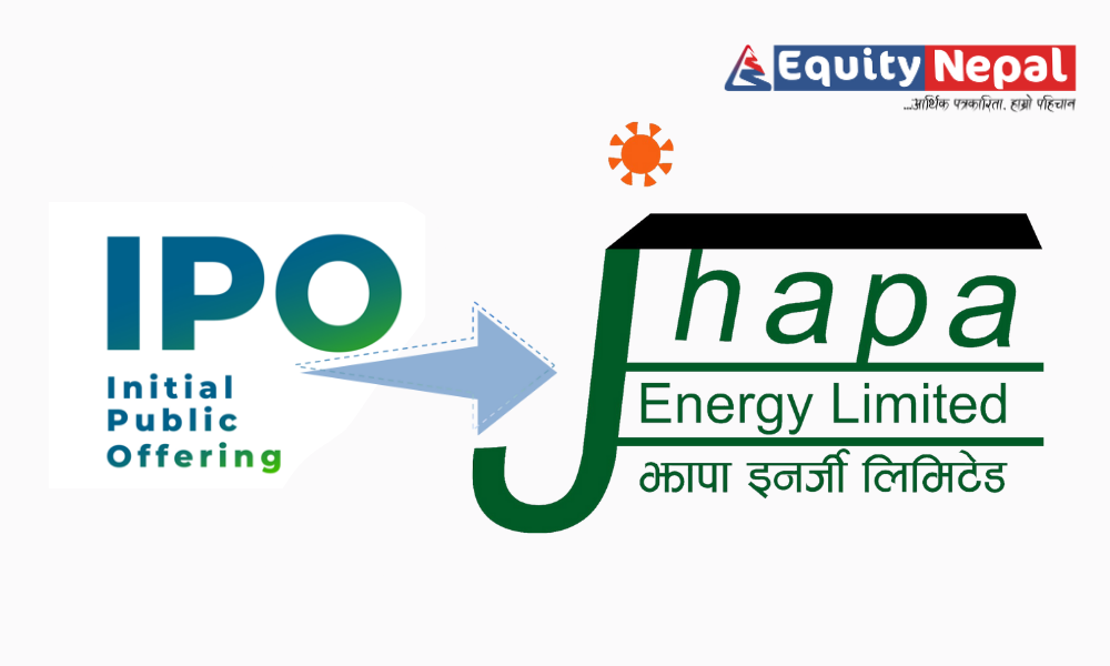 झापा इनर्जीको आइपीओ बिक्री खुला