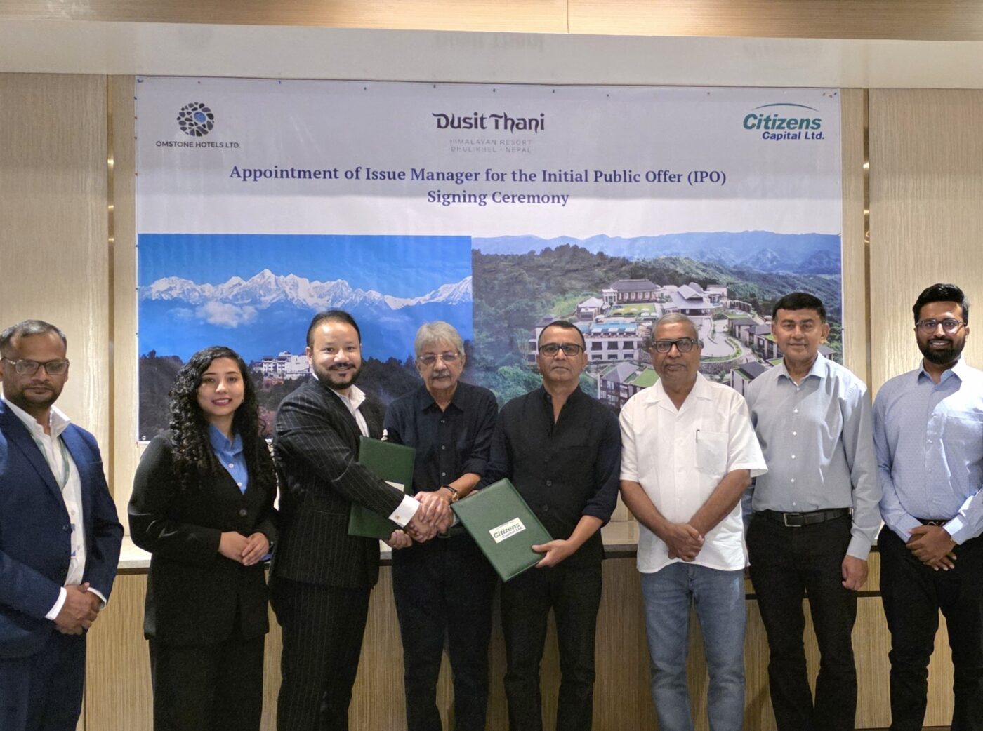 ओमस्टोन होटेल्स लिमिटेड (दुसित थानी) को आइपीओ निष्काशन तथा बिक्री प्रबन्धकमा  सिटिजन्स क्यापिटल नियुक्त