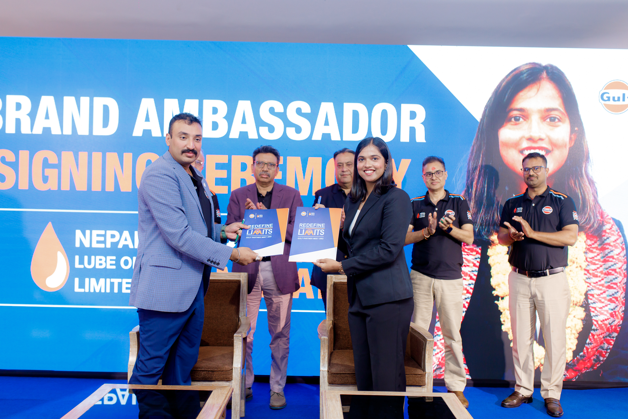 गल्फ लुब्रिकेन्ट्सको पार्टनर मिटमा राष्ट्रिय महिला क्रिकेट उप–कप्तान पूजा महतो ब्रान्ड एम्बेसडरको रूपमा आबद्ध