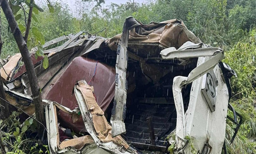 पाँचथर दुर्घटनामा ६ जनाको मृत्यु, ६ घाइते