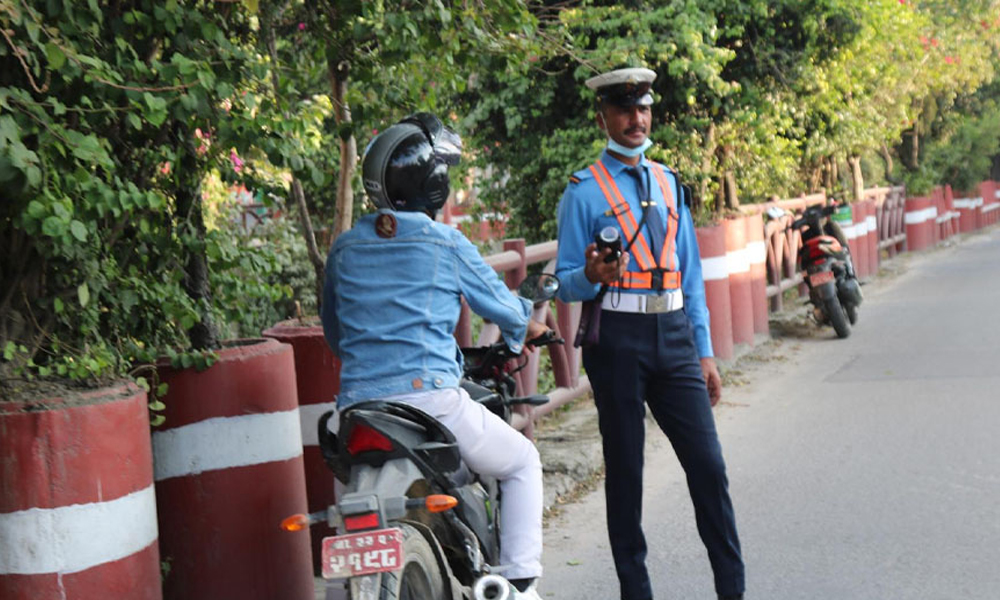 पर्याप्त ब्रेथलाइजर मेसिन नहुँदा मापसे जाँचमा समस्या