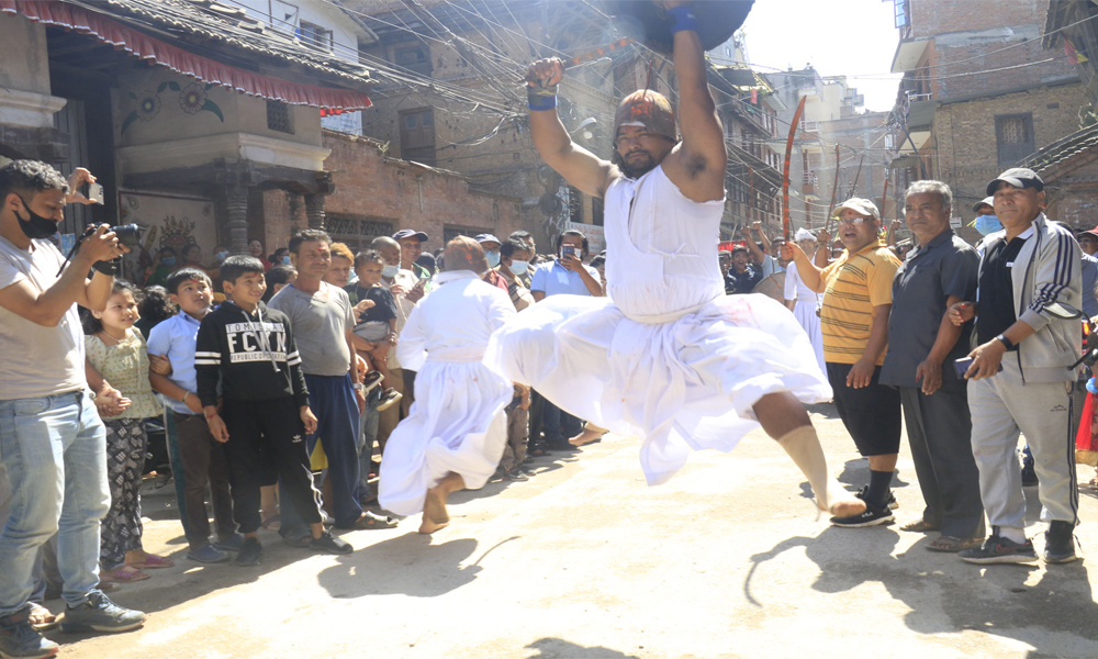 मध्यपुर थिमिमा ‘खाँ पिहाँवईगु’ जात्रा सम्पन्न