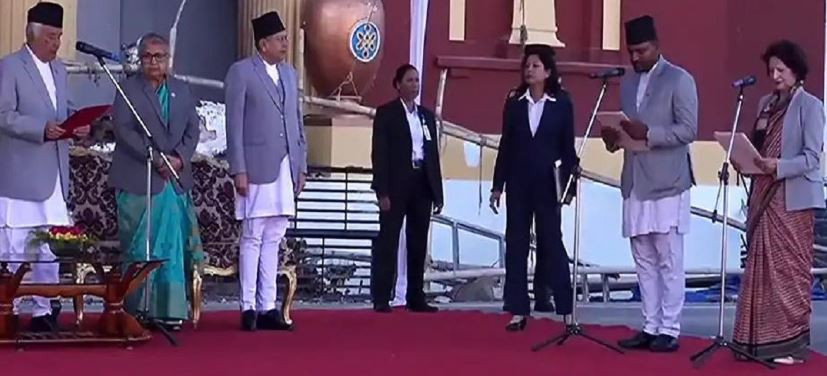 मन्त्रिपरिषद् विस्तारः नवनियुक्त दुई मन्त्रीले लिए पद तथा गोपनियताको सपथ