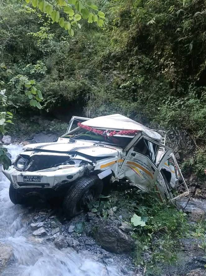 जिप दुर्घटनामा एक जनाको मृत्यु