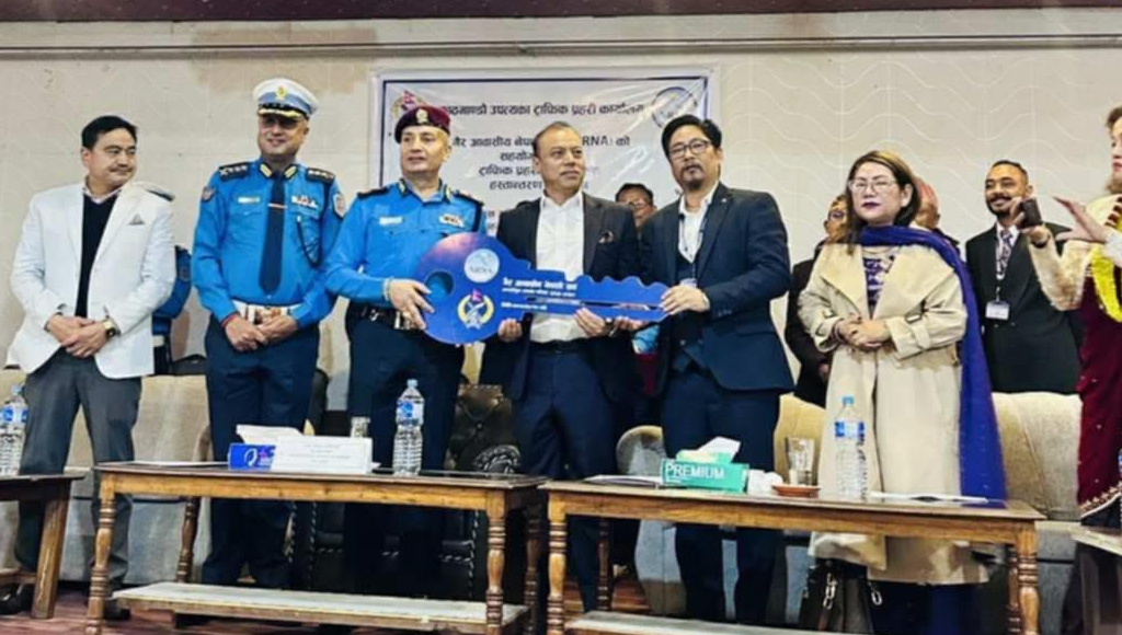 एनआरएनएद्वारा निर्माण गरिएको काठमाडौं ट्राफिक कन्ट्रोल रुम नेपाल प्रहरीलाई हस्तान्तरण