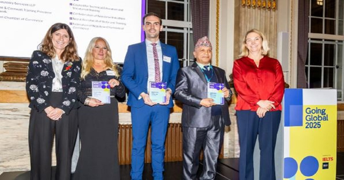 बेलायत–नेपाल साझेदारीलाई ब्रिटिस काउन्सिल गोइब ग्लोवल पार्टनरसीप अवार्ड