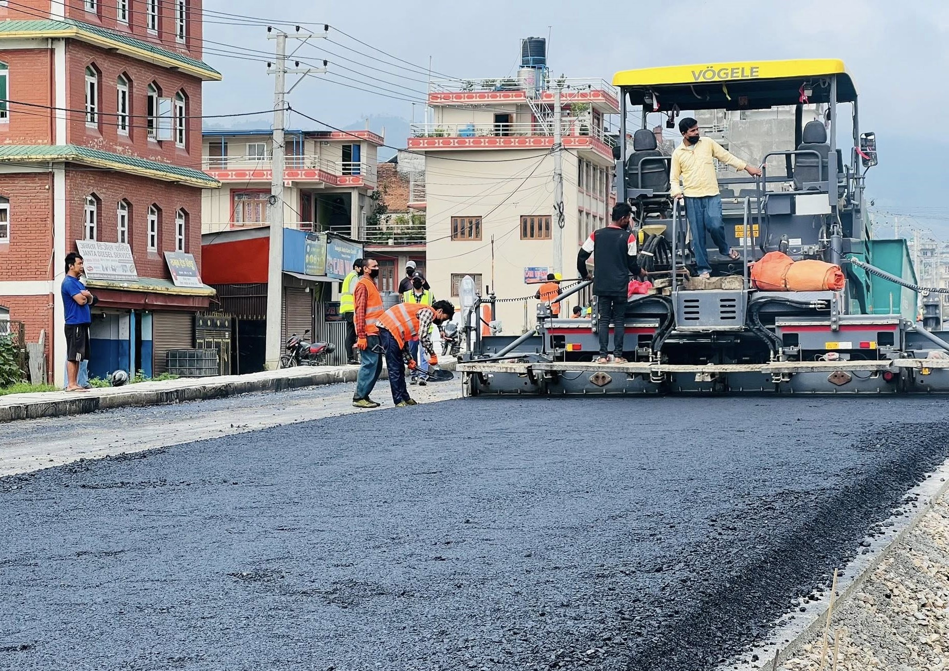 साँगा–धुलिखेल सडक विस्तार सुस्त गतिमा