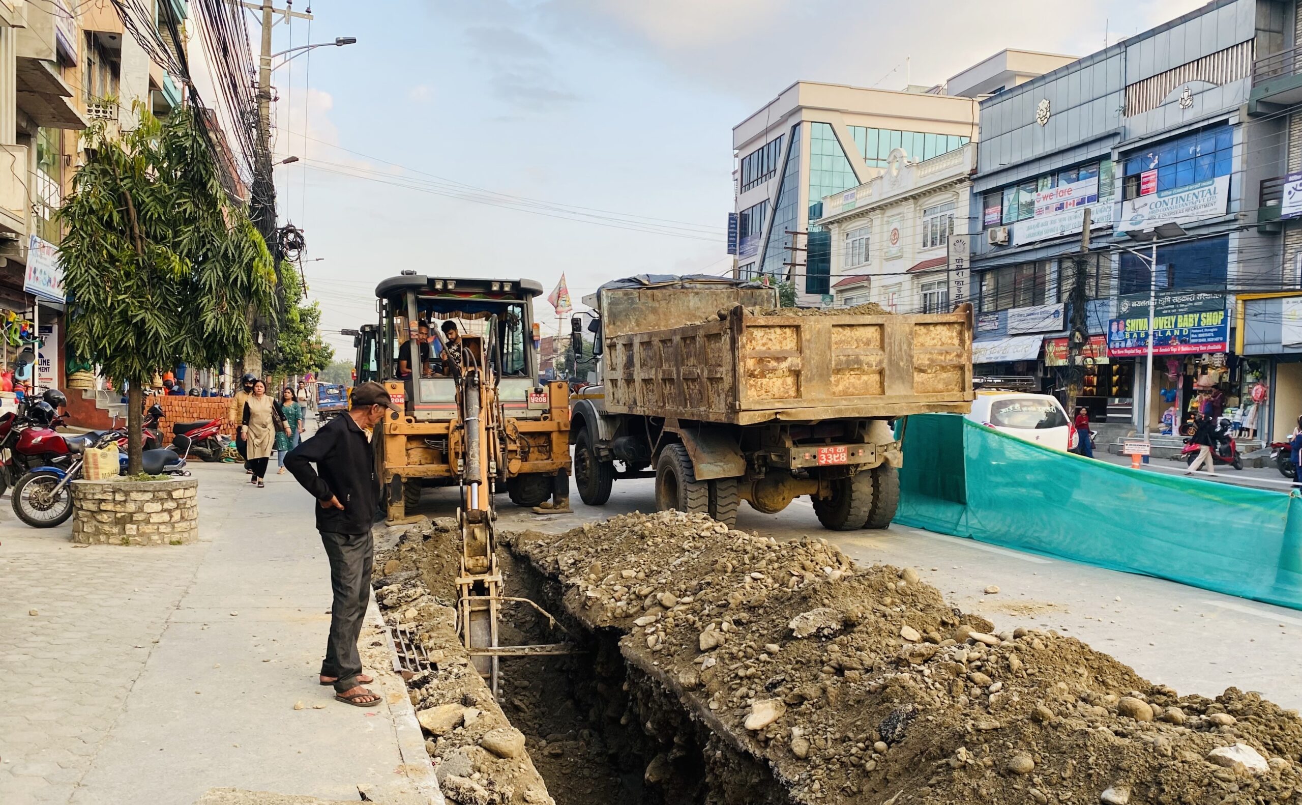 पोखरामा विद्युतीय तार भूमिगतको काममा ६० प्रतिशत प्रगति
