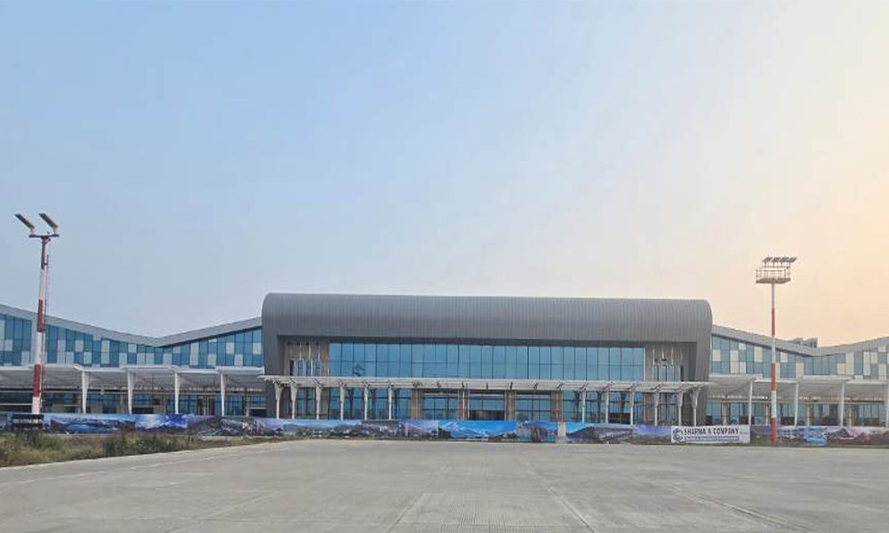 निर्धारित समयभन्दा अगावै तयार भयो राँझा विमानस्थलको नयाँ टर्मिनल भवन